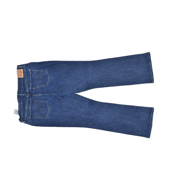 Levi's Blue Bootcut Jeans Plus Size 16 W33 L32 Medium Wash Stretch Cotton - Picture 1 of 8
